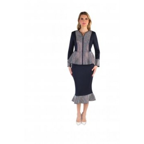 Tally Taylor 7246 Knit Suit 